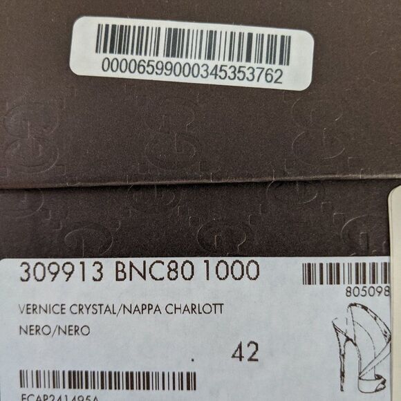 Gucci Vernice Crystal Sandal - Picture 11 of 12